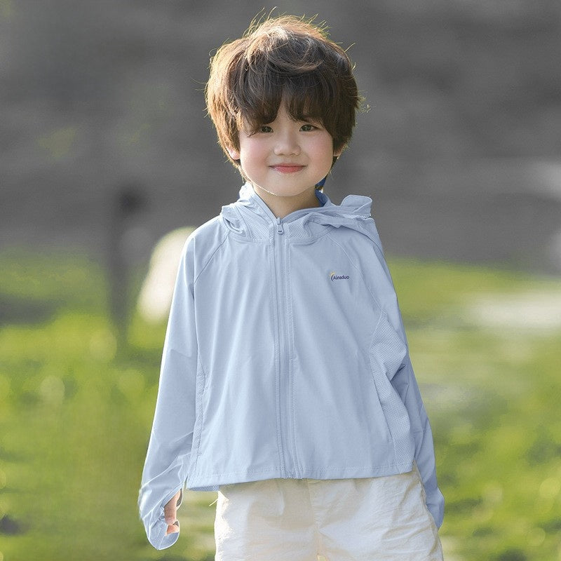 Children's Lightweight UV Protection Hooded Jacket