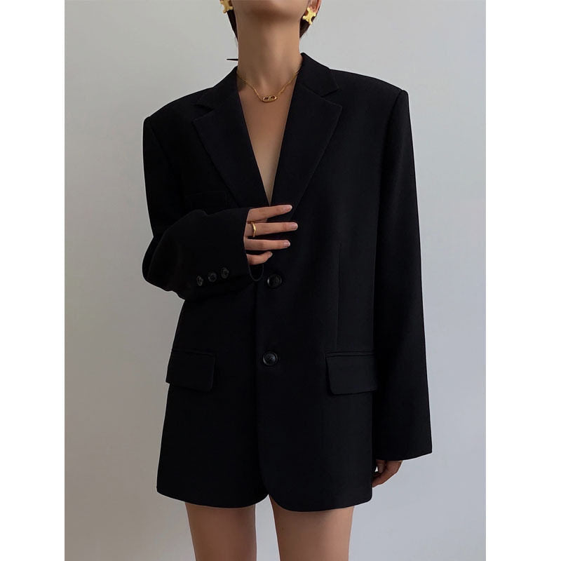 Women's Loose Fit Blazer Jacket