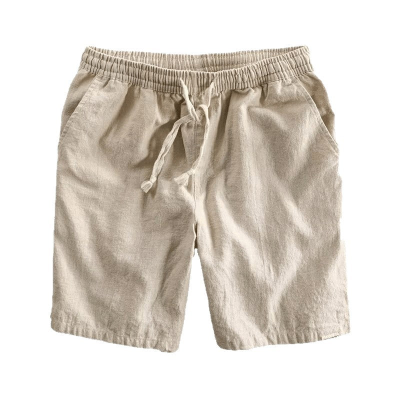 Summer lightweight linen shorts