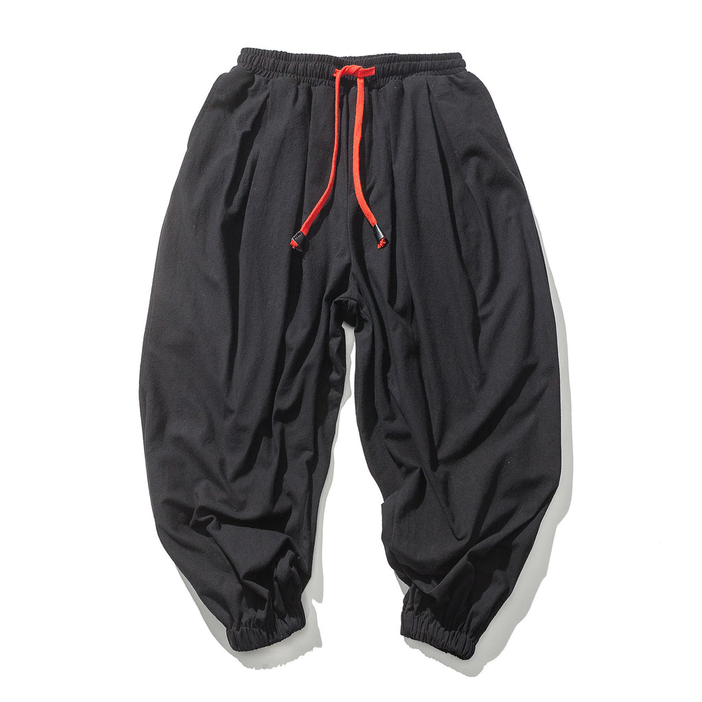 Cotton Linen Men's Casual Trousers