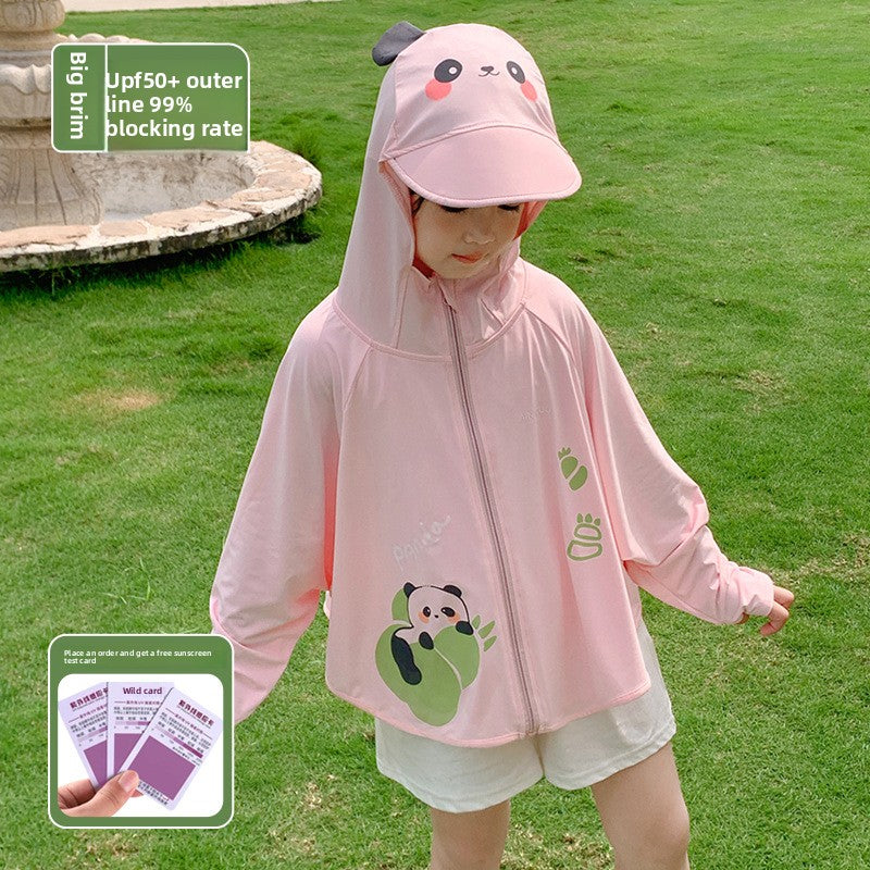 Children's Lightweight UV Protection Hooded Jacket