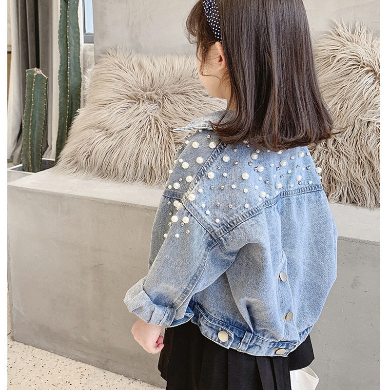Girls' Denim Jacket Korean Style