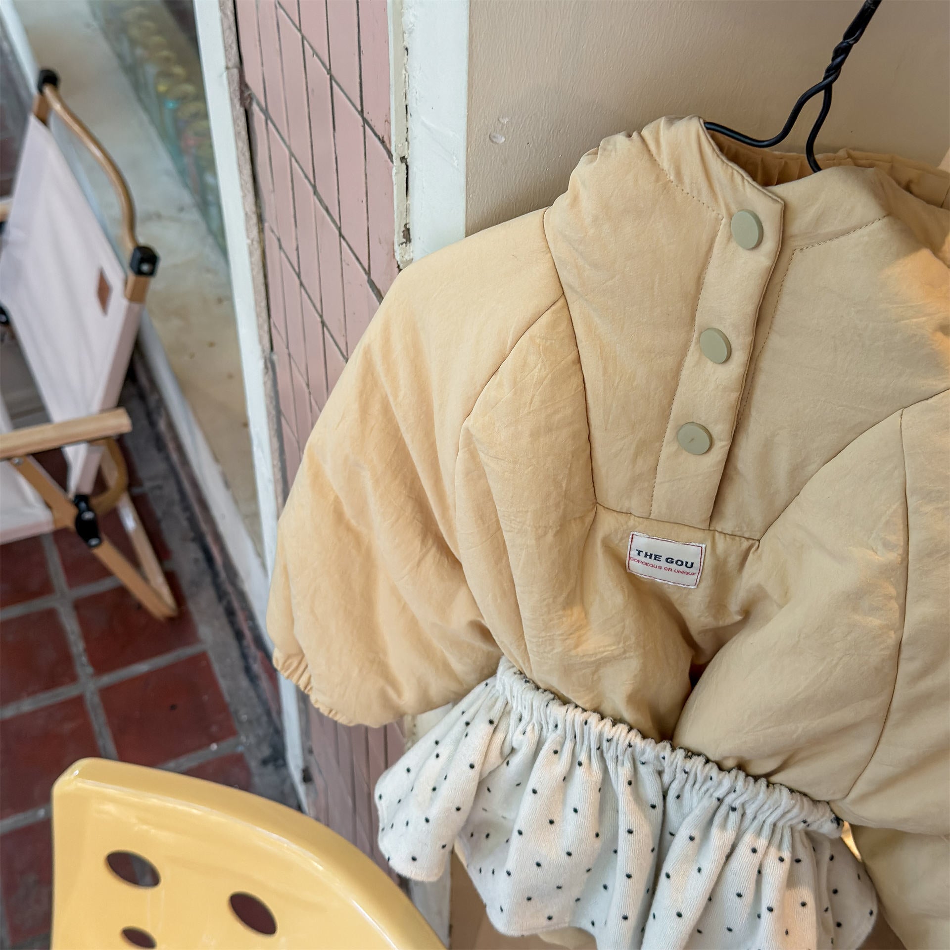 Kids' Hooded Cotton Winter Jacket