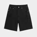 Ripped Denim Shorts Casual Loose Fit