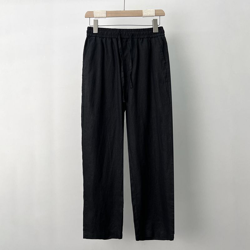 High-Quality Pure Linen Men's Trousers