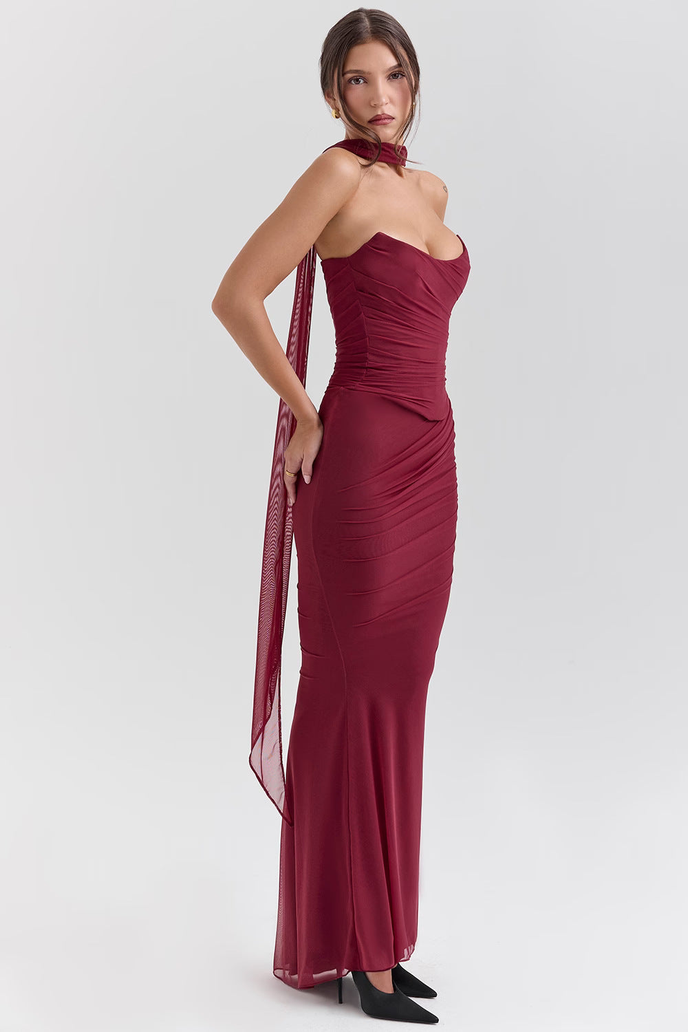 Women's Tube Top and Pencil Skirt Set