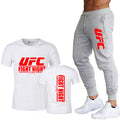 Men's Cotton T-Shirt and Pants Sportswear Set