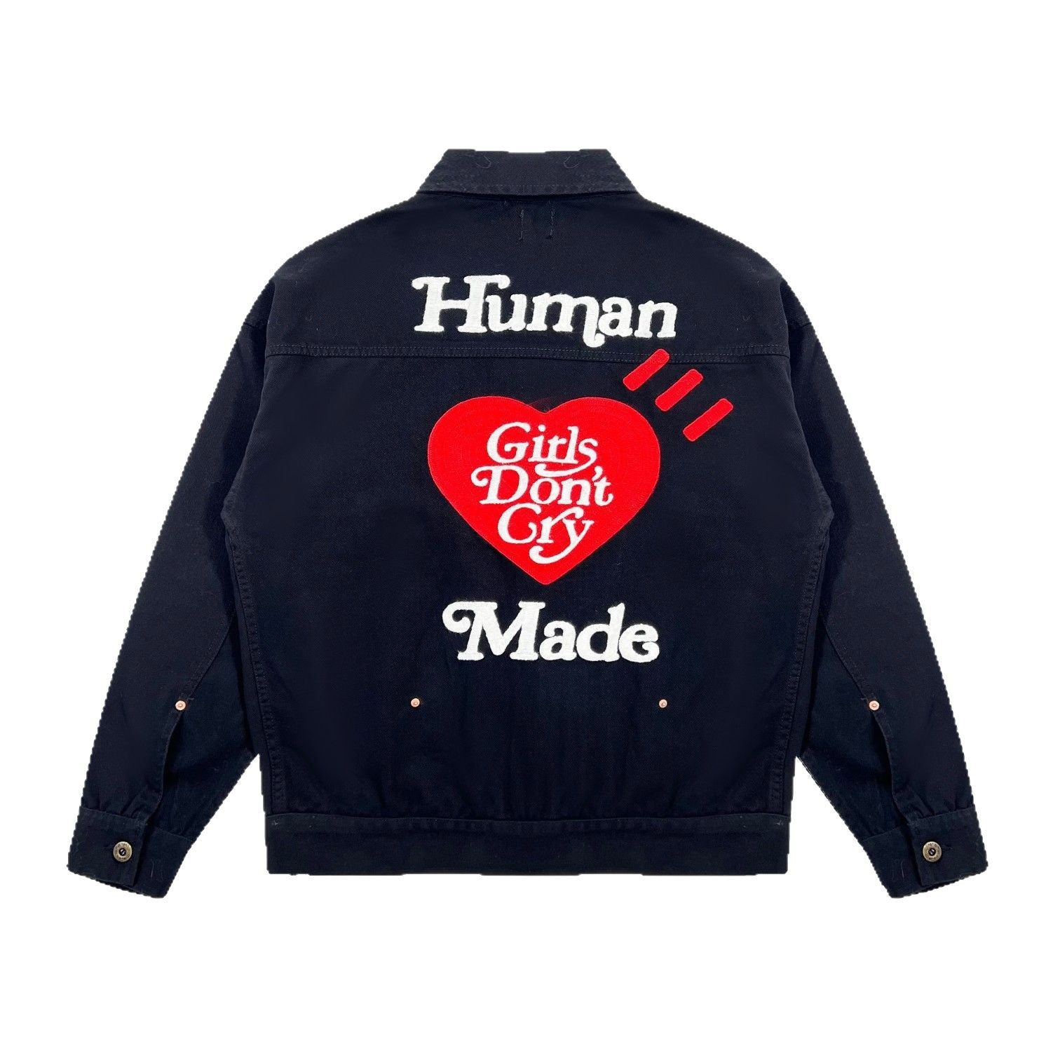 Embroidered Loose Fit Denim Jacket