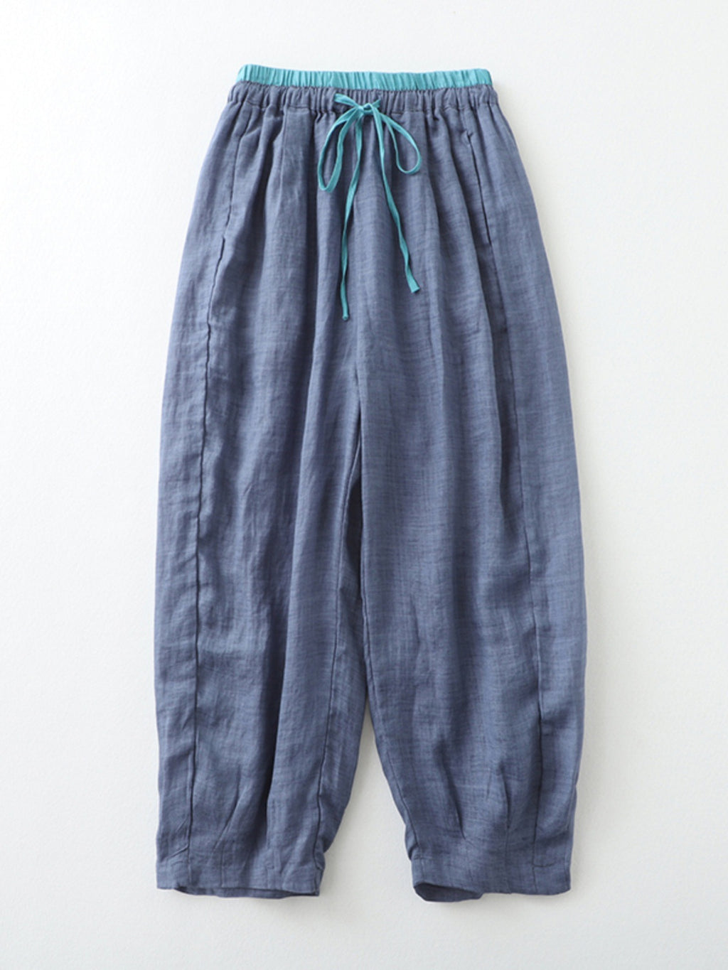 Children's Linen Blend Cropped Harem Pants