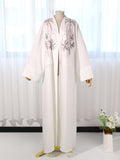 White elegant robe