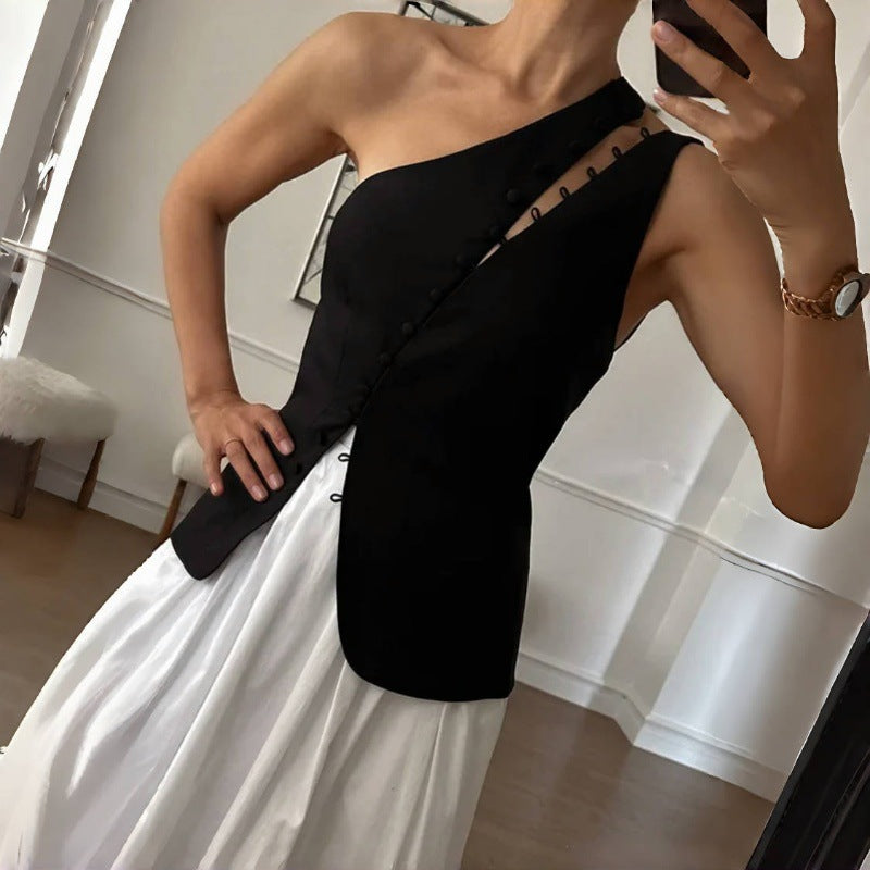 Fashion Sleeveless Vest with Hook Closure