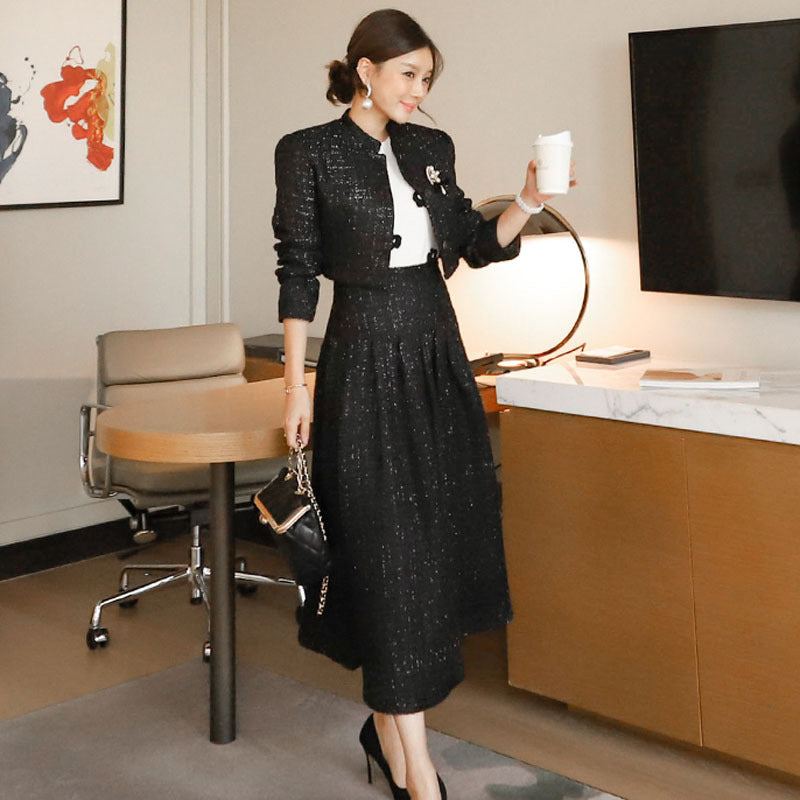 Chic-style skirt two-piece set