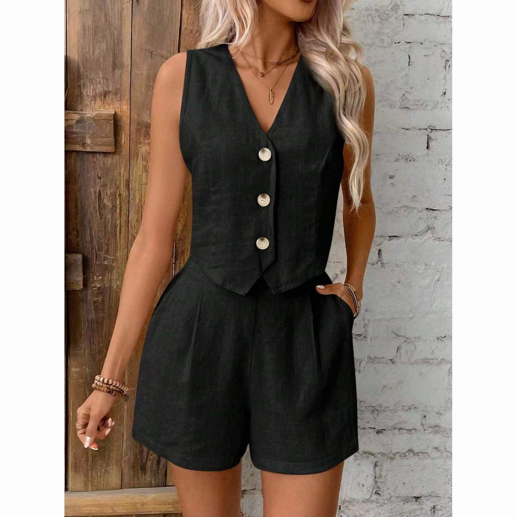 Vest and shorts set