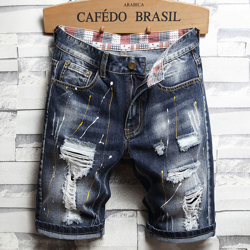 Men's denim shorts