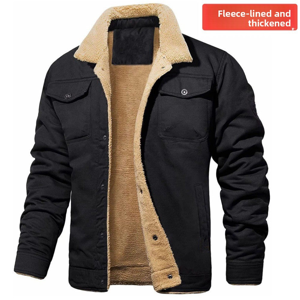 Thick-fabric work jacket