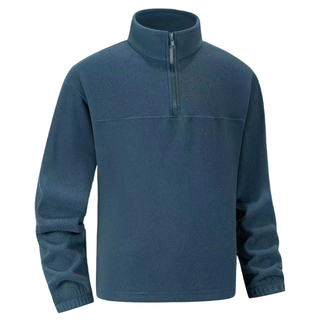 Men's Stand Collar Polar Fleece Jacket