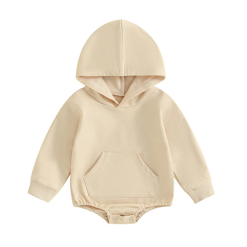 Baby Hooded Jumpsuit Soft Cotton Romper