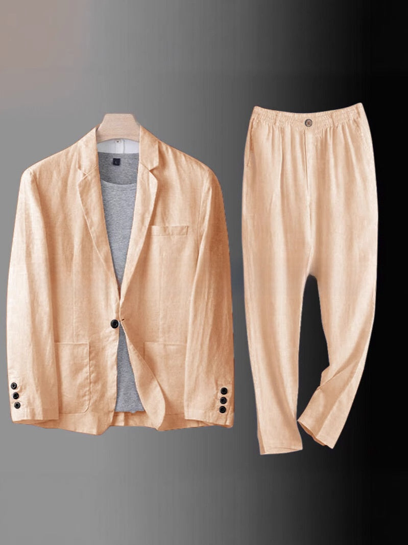 Men's Linen suit set