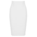 High-waisted bodycon skirt