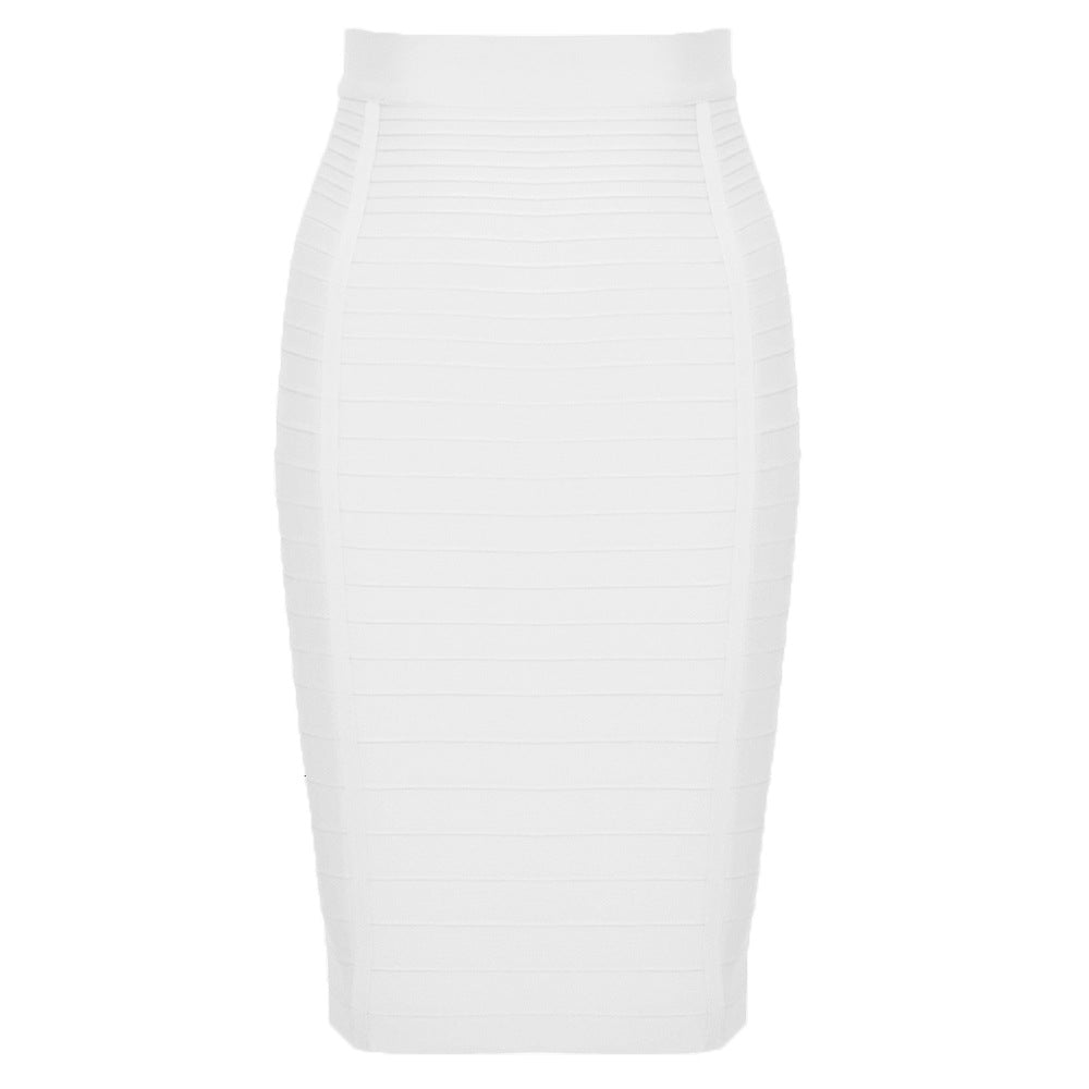 High-waisted bodycon skirt