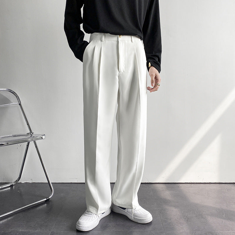 Men's Wide Leg Casual Trousers