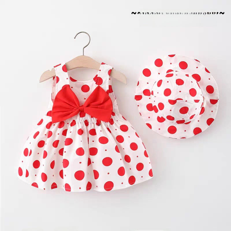 Girls' Floral Summer Cotton Dress