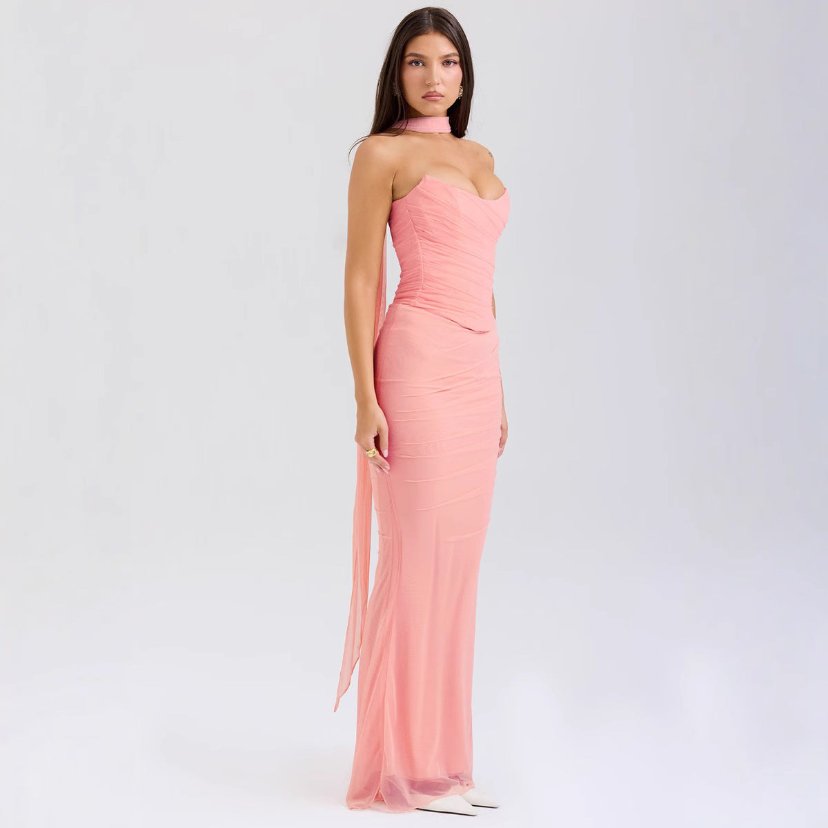 Women's Tube Top and Pencil Skirt Set