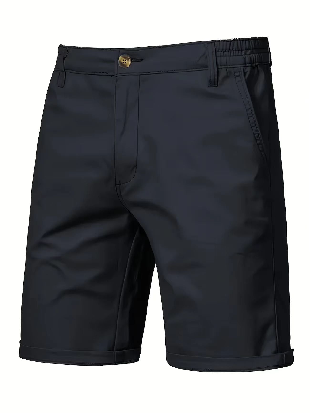 Men's Straight Fit Cotton Shorts
