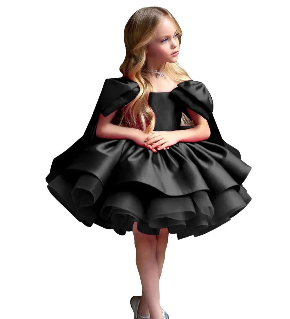 Girl's Princess Puff Sleeve Dress