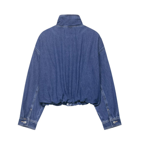 Stylish and elegant women's denim jacket