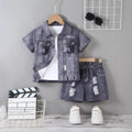 Boy's summer shorts set