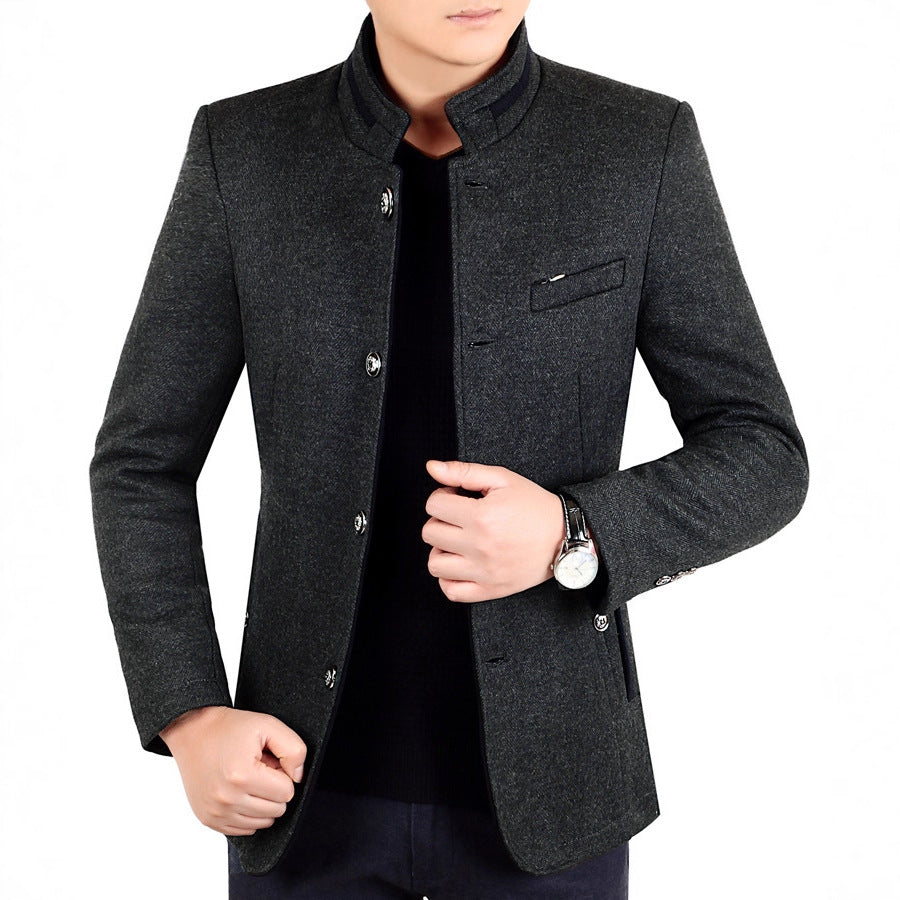 Men's business wool Coat