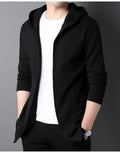 Men's Cotton Hooded Sweatshirt Jacket