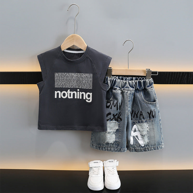 Boys' Summer Vest Shorts Set