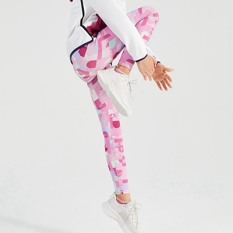 Printed Yoga Pants for Women and Kidsg Ball Dance