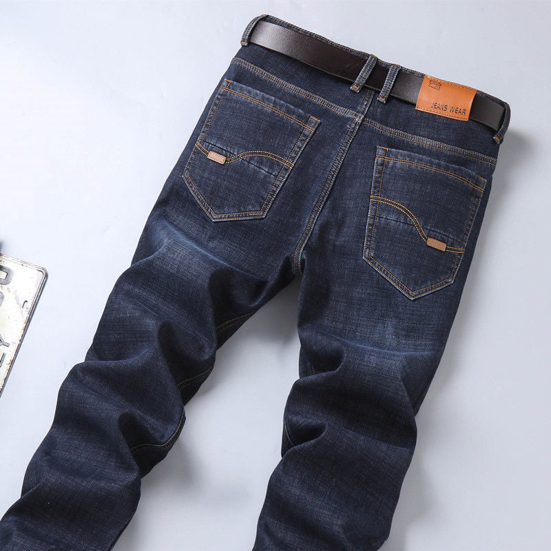 Men's straight-leg jeans