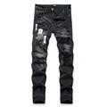 Black Stretch Skinny Men's Jeans
