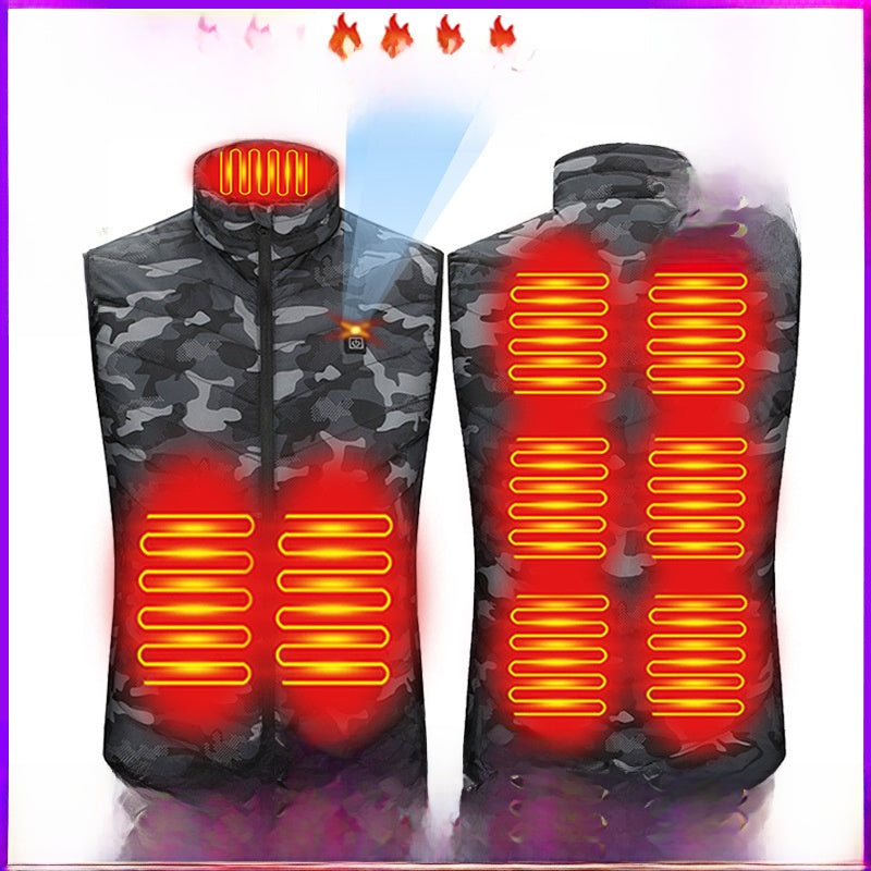 Electric Heating Vest with Adjustable Temperature Control