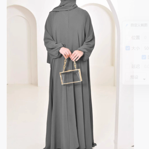 Multi-color Casual dress Robe