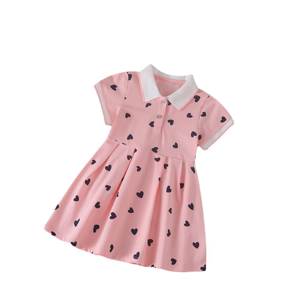 Girls' Cotton A-Line Dress
