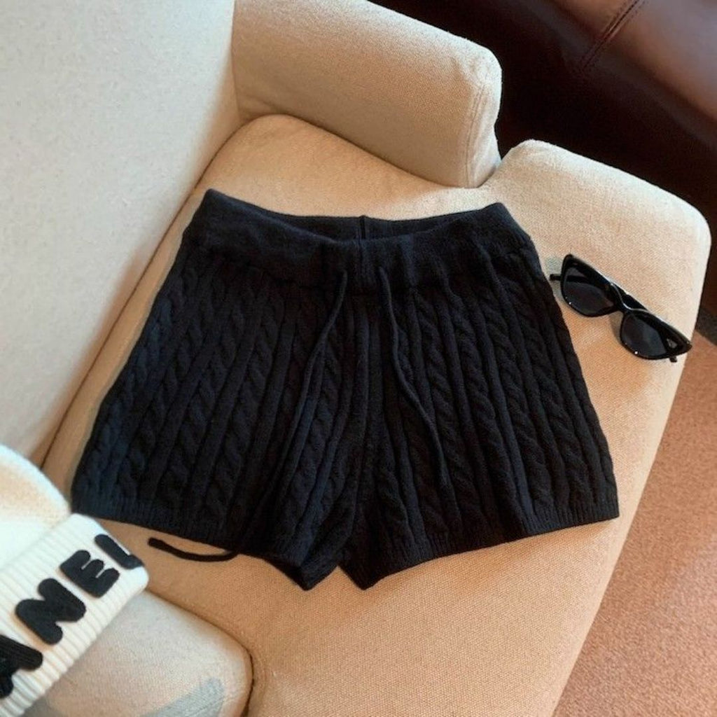 Knitted Casual Shorts