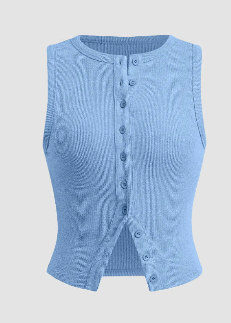 Shirtless sleeveless vest for women
