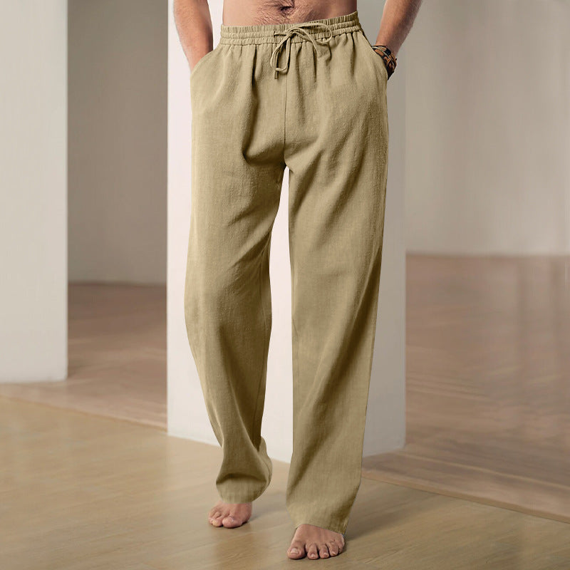 Men's Breathable Linen Casual Sports Trousers