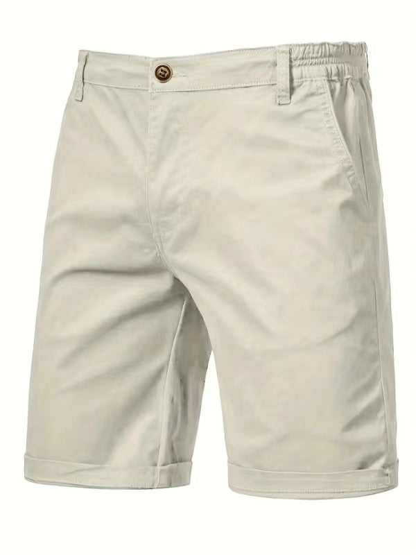 Men's Straight Fit Cotton Shorts