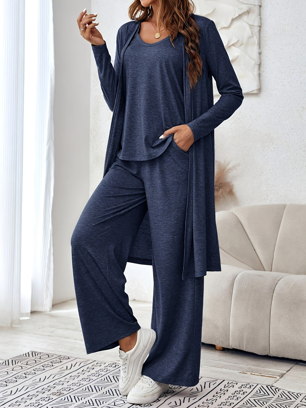 Women's Casual Suspenders Three-Piece Set