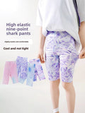 Girls' Ice Silk Yoga Leggings