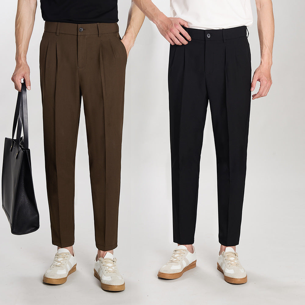 Men's Slim Fit Casual Trousers