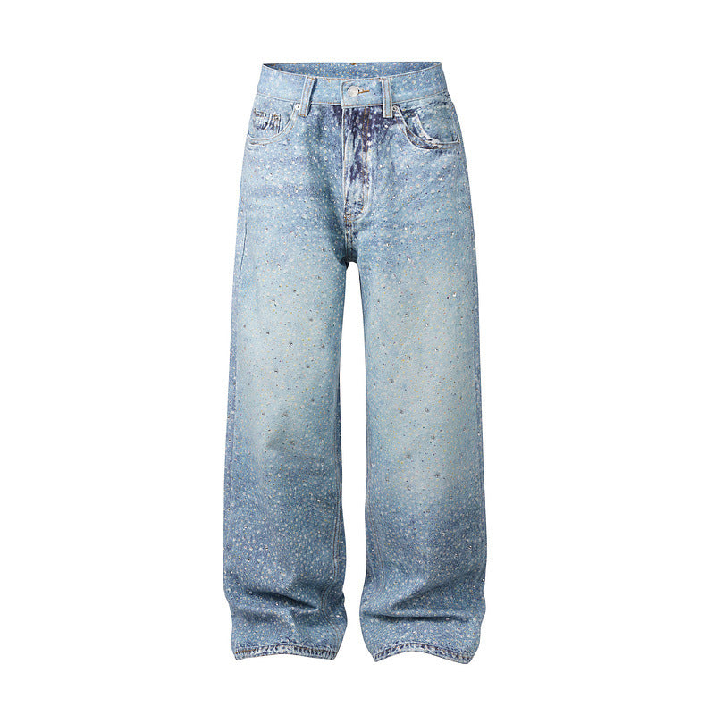 Vintage Washed Distressed Denim Shorts