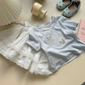 Girls' Lace Bow Two-Piece Set