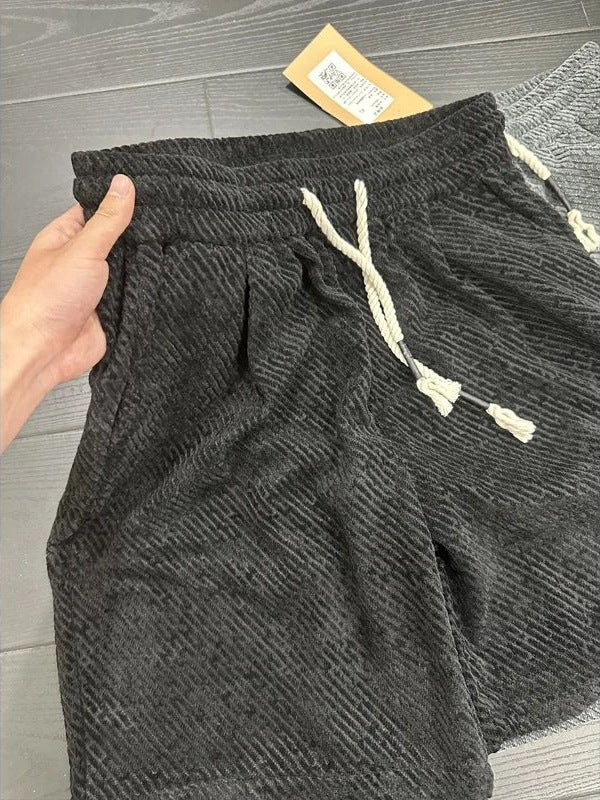 Knitted short pants for men